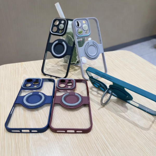 ✨ iPhone 15 MagSafe Ring Shockproof Case